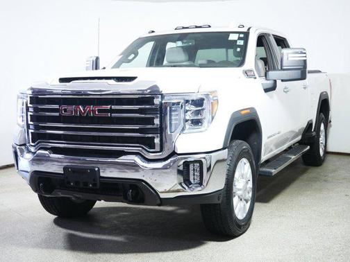 White Frost Tricoat 2021 GMC Sierra 3500 SLT