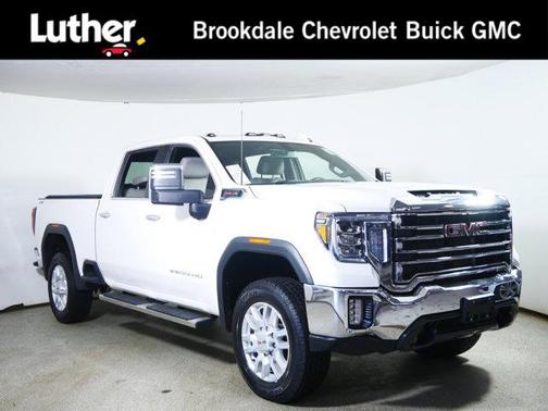 White Frost Tricoat 2021 GMC Sierra 3500 SLT