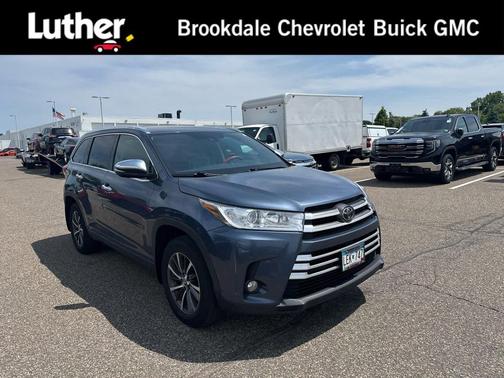 Shoreline Blue Pearl 2017 Toyota Highlander XLE