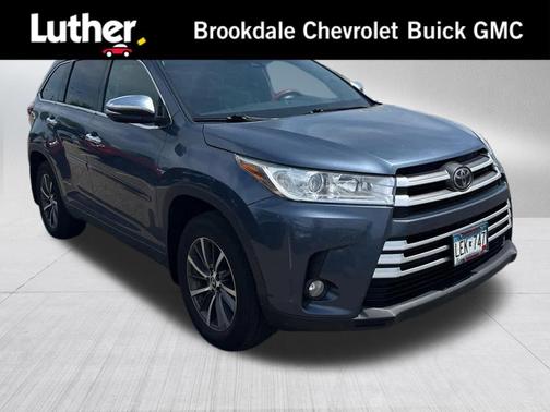 Shoreline Blue Pearl 2017 Toyota Highlander XLE