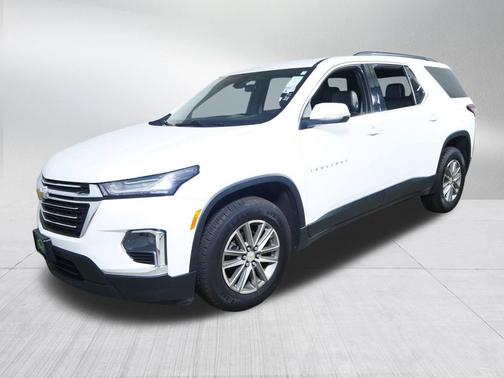 Summit White 2023 Chevrolet Traverse LT Leather