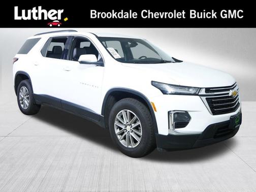 Summit White 2023 Chevrolet Traverse LT Leather