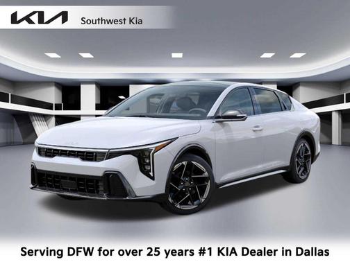 White 2026 Kia K4 GT-LINE