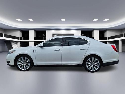 White Platinum Tri-Coat Metallic 2015 Lincoln MKS EcoBoost