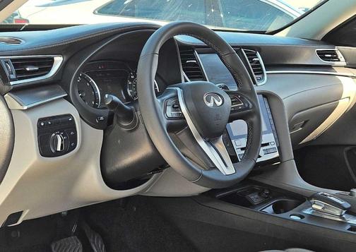 Radiant White 2023 INFINITI QX50 Luxe