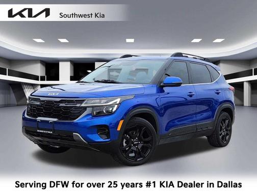Neptune Blue 2024 Kia Seltos X-Line