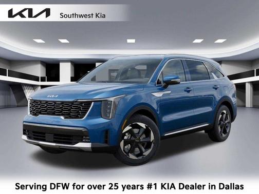 Mineral Blue 2026 Kia Sorento Hybrid EX