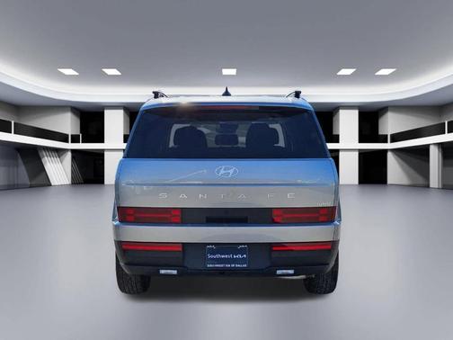 Shimmering Silver 2025 Hyundai SANTA FE HEV SEL