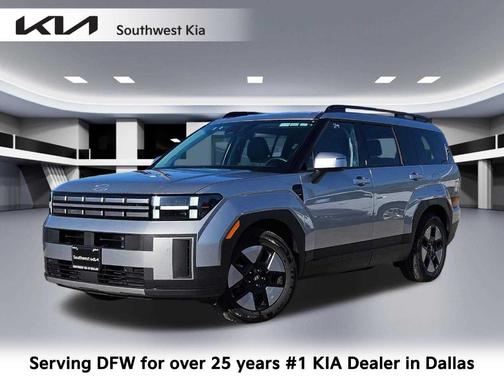 Shimmering Silver 2025 Hyundai SANTA FE HEV SEL