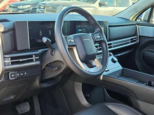 Shimmering Silver 2025 Hyundai SANTA FE HEV SEL