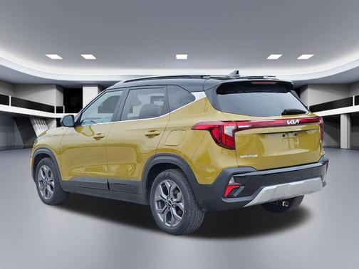 Green / Black 2024 Kia Seltos S