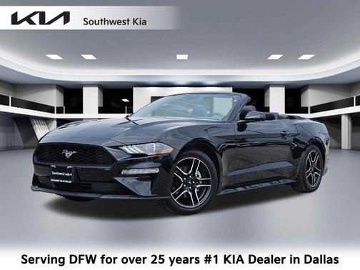 Shadow Black 2023 Ford Mustang EcoBoost Premium