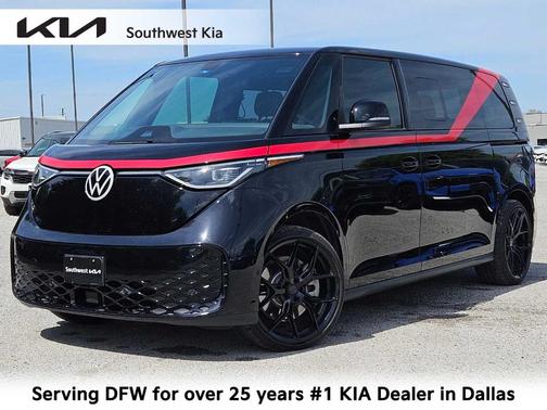 Deep Black Pearl Effect 2025 Volkswagen ID. Buzz Pro S