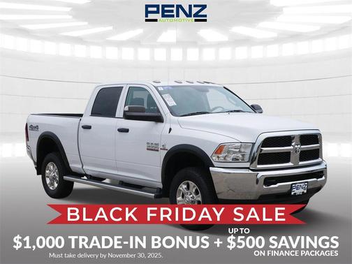 2017 RAM 2500 Tradesman Crew Cab 4x4 6'4' Box