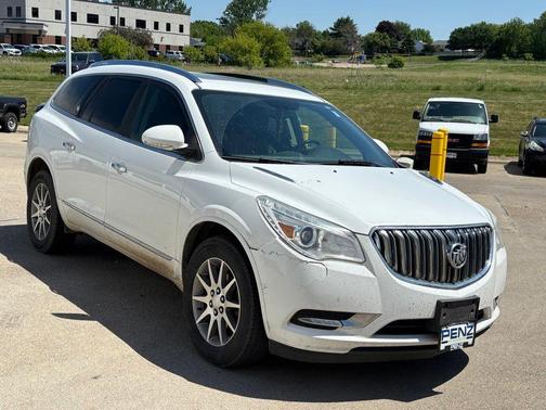 Summit White 2016 Buick Enclave Leather