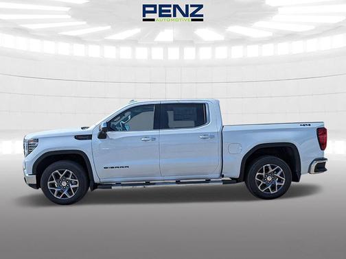 Glacier White Tricoat 2026 GMC Sierra 1500 SLT