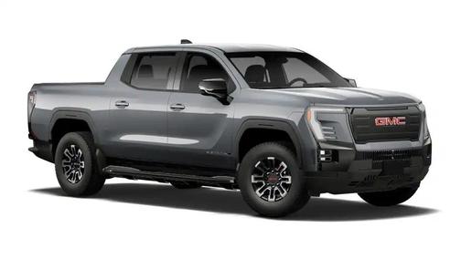 Thunderstorm Gray 2026 GMC Sierra EV Extended Range Elevation
