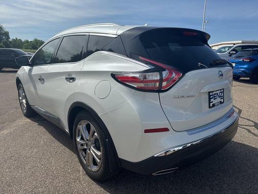 Pearl White 2015 Nissan Murano Platinum