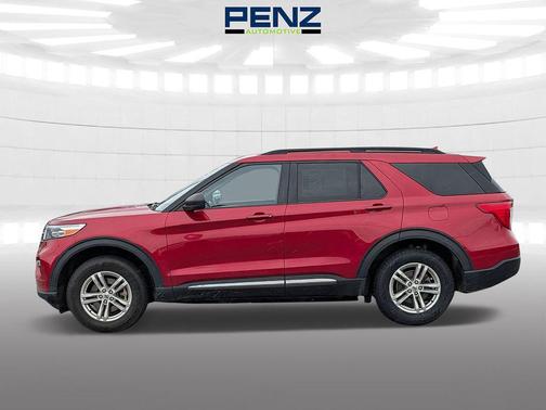 Rapid Red Metallic Tinted Clearcoat 2020 Ford Explorer XLT
