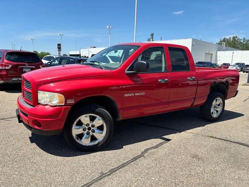 Flame Red 2004 Dodge Ram 1500 SLT Quad Cab