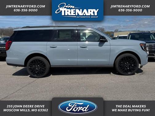 Glacier Gray Metallic 2026 Ford Expedition Max Platinum