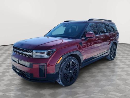 Ultimate Red 2026 Hyundai SANTA FE HEV Calligraphy