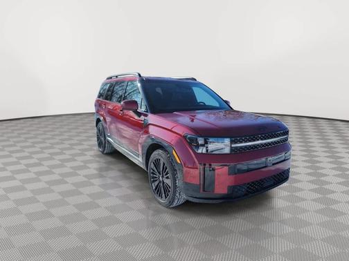 Ultimate Red 2026 Hyundai SANTA FE HEV Calligraphy