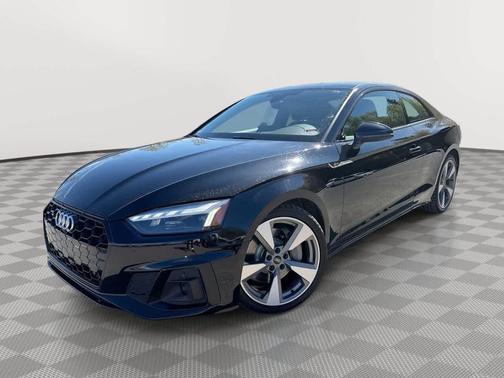 Mythos Black Metallic 2021 Audi A5 45 S line Premium Plus