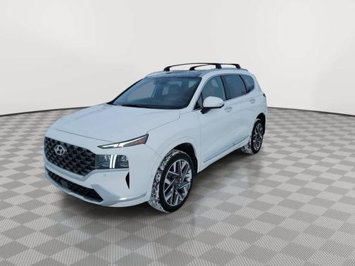 Serenity White Pearl 2023 Hyundai SANTA FE Calligraphy