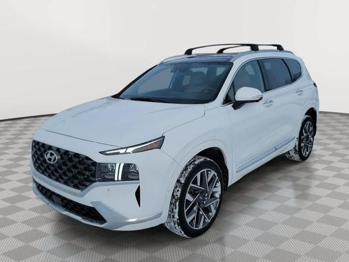 Serenity White Pearl 2023 Hyundai SANTA FE Calligraphy