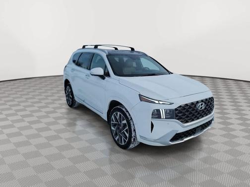 Serenity White Pearl 2023 Hyundai SANTA FE Calligraphy