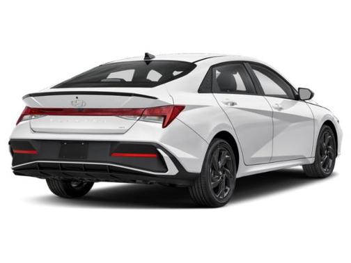 Serenity White 2026 Hyundai ELANTRA HEV SEL Sport