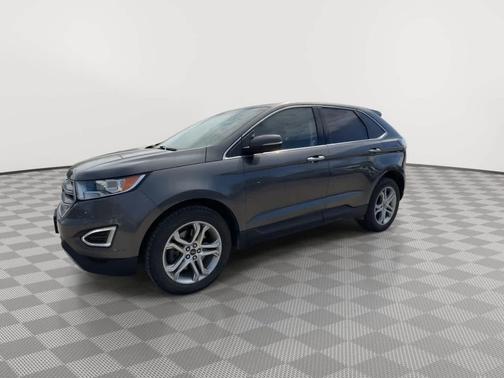 Magnetic Metallic 2017 Ford Edge Titanium
