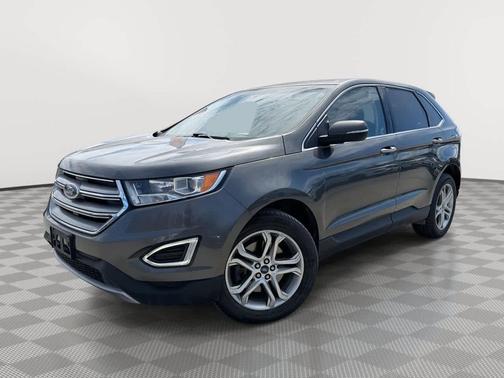 Magnetic Metallic 2017 Ford Edge Titanium