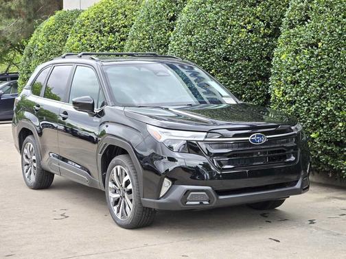 Crystal Black Silica 2026 Subaru Forester Hybrid Touring