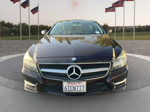 Purple 2012 Mercedes-Benz CLS-Class CLS 550
