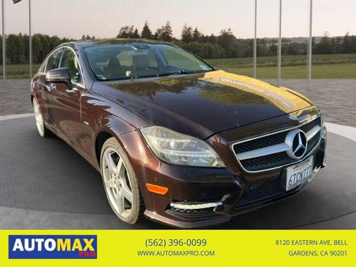 Purple 2012 Mercedes-Benz CLS-Class CLS 550