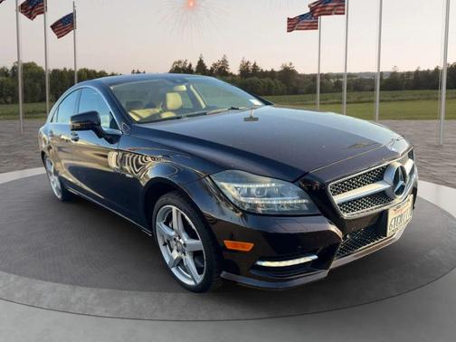 Purple 2012 Mercedes-Benz CLS-Class CLS 550