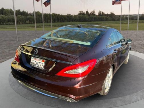 Purple 2012 Mercedes-Benz CLS-Class CLS 550