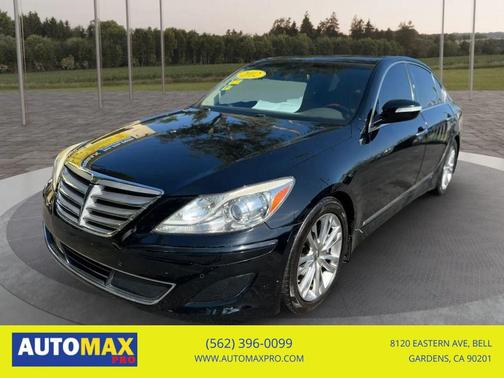 Black Noir Pearl 2012 Hyundai Genesis 5.0