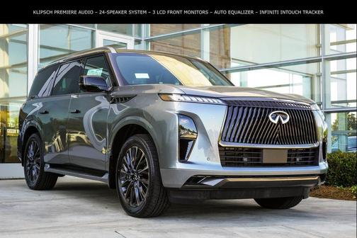 Dynamic Metal/Black Obsidian 2026 INFINITI QX80 AUTOGRAPH AWD