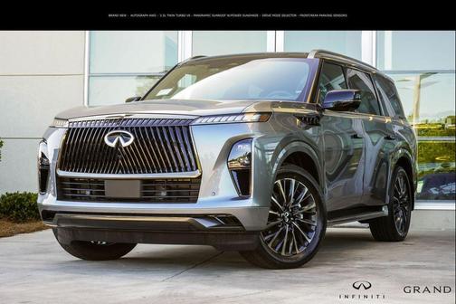 Dynamic Metal/Black Obsidian 2026 INFINITI QX80 AUTOGRAPH AWD