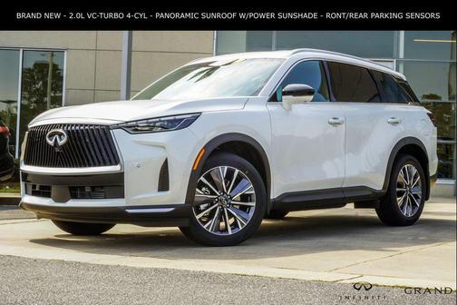 Radiant White 2027 INFINITI QX60 LUXE FWD