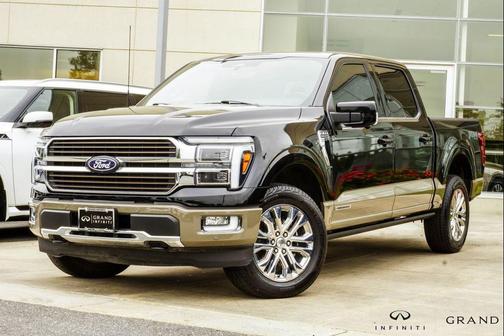 Agate Black Metallic 2025 Ford F-150 King Ranch