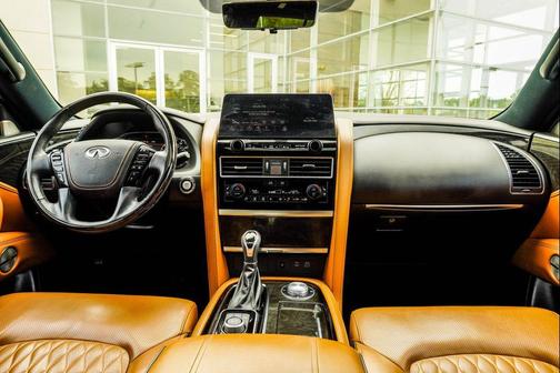 Moonstone White 2023 INFINITI QX80 SENSORY AWD