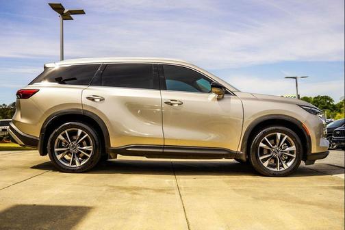 Warm Titanium 2023 INFINITI QX60 Luxe