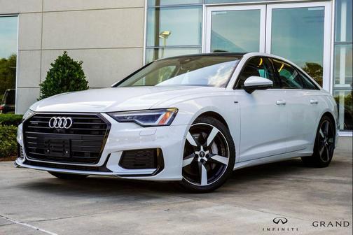 Glacier White 2020 Audi A6 55 Premium Plus