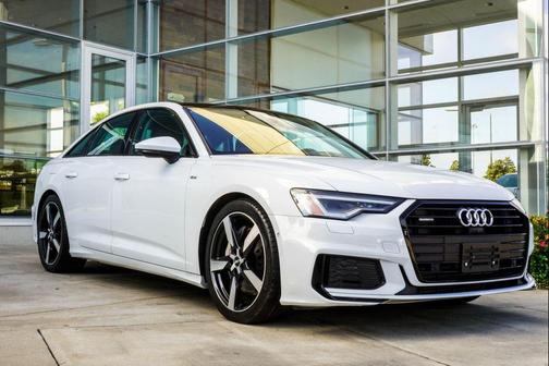 Glacier White 2020 Audi A6 55 Premium Plus