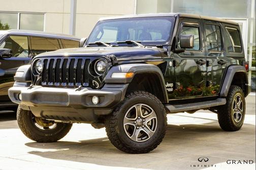 Black Clearcoat 2018 Jeep Wrangler Unlimited Sport