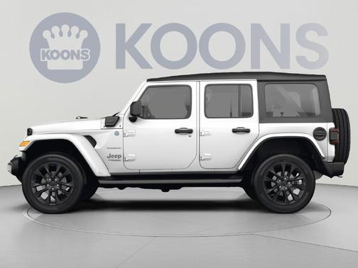 Bright White Clearcoat 2024 Jeep Wrangler 4xe Sahara